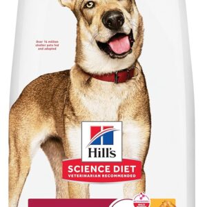 hill's science diet adult 1 6, adult 1 6 premium nutrition, dry dog food, chicken & barley, 5 lb bag